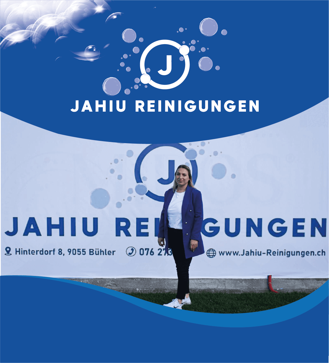 Mirvete Jahiu, Inhaberin von Jahiu Reinigungen GmbH